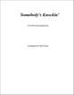 Somebody's Knockin' SATB choral sheet music cover